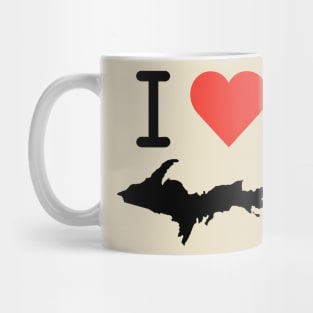 I Love Michigan's Upper Peninsula Mug
